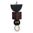 ceiling lamp shade fittings Tov Furniture Pendants Black,Brown