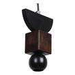 ceiling lamp shade fittings Tov Furniture Pendants Black,Brown