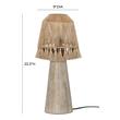 sofa table with drawers Tov Furniture Table Lamps Brown,Natural