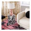 glass side tables for bedroom Tov Furniture Table Lamps Pink