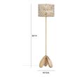 floor to ceiling pole lamp Tov Furniture Floor Lamps Antique Gold,Natural