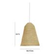 glass lampshade for ceiling light Tov Furniture Pendants Natural