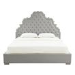 king queen bed Tov Furniture Beds Grey