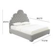 king queen bed Tov Furniture Beds Grey