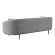 small sectional sofa pull out bed Tov Furniture Sofas Light Grey