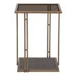 modern foyer table Tov Furniture Side Tables Brown