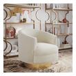 blue swivel accent chair Tov Furniture Accent Chairs Cream