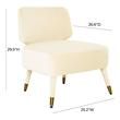 nice chairs for sitting room Tov Furniture Accent Chairs Cream