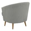 one arm lounge chair Tov Furniture Accent Chairs Light Grey