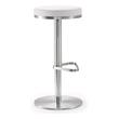 grey leather breakfast bar stools Tov Furniture Stools White