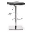 counter height bar stools with arms Tov Furniture Stools Grey