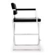 swivel counter stools with backs and arms Tov Furniture Stools Black