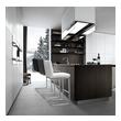 dark brown leather bar stools Tov Furniture Stools White