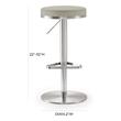 kitchen counter with bar stools Tov Furniture Stools Light Grey