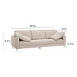 large modern leather sectional Tov Furniture Sofas Beige