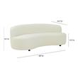 oversized couch with chaise Tov Furniture Sofas Cream