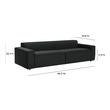 sleeper sectional with pull out bed Tov Furniture Sofas Black