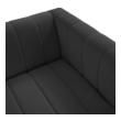 blue velvet sectional sleeper Tov Furniture Sofas Black