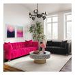 colorful sofa bed Tov Furniture Loveseats Black