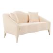 mcm leather sectional Tov Furniture Loveseats Peach