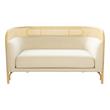 modern contemporary sectional sofa Tov Furniture Loveseats Cream