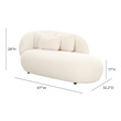 sectionals that come in pieces Tov Furniture Settees Cream