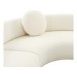 mid century sofa with chaise Tov Furniture Sectionals Cream