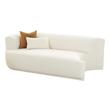 sectional couch with ottoman bed Tov Furniture Loveseats Cream