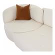 black chaise sofa Tov Furniture Sofas Cream
