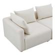 large leather sectional modern Tov Furniture Sectionals Cream