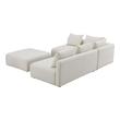 leather l couch Tov Furniture Sectionals Cream