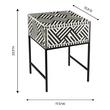 c tables Tov Furniture Nightstands Black and White