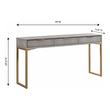 side table end table Tov Furniture Side Tables Gold,White Marble