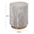accent console tables Tov Furniture Side Tables Distressed White