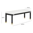 upholstered storage bench Tov Furniture Benches Charcoal