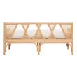 outdoor bench Tov Furniture Benches Natural,White