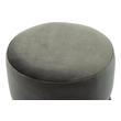 genuine leather bench Tov Furniture Ottomans Grey