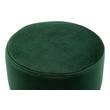 blue accent chair with grey sofa Tov Furniture Ottomans Forest Green