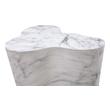 the table in the living room Tov Furniture Side Tables White Marble