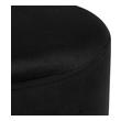 square hassock Tov Furniture Ottomans Ottomans and Benches Black