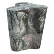 tall thin bedside table Tov Furniture Side Tables Grey Marble