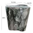 tall thin bedside table Tov Furniture Side Tables Grey Marble