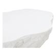 glass marble table Tov Furniture Coffee Tables White