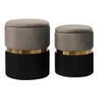 www accent chairs Tov Furniture Ottomans Grey