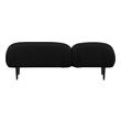 accent chair with sofa Tov Furniture Benches Black