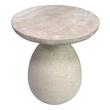 oak lamp table Tov Furniture Side Tables Cream