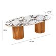 silver coffee table and end tables Tov Furniture Coffee Tables Natural Ash,White Marble