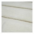 solid area rug Tov Furniture Rugs White
