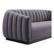 small two piece sectional Tov Furniture Sofas Grey
