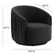accent chair with gold Tov Furniture Accent Chairs Black